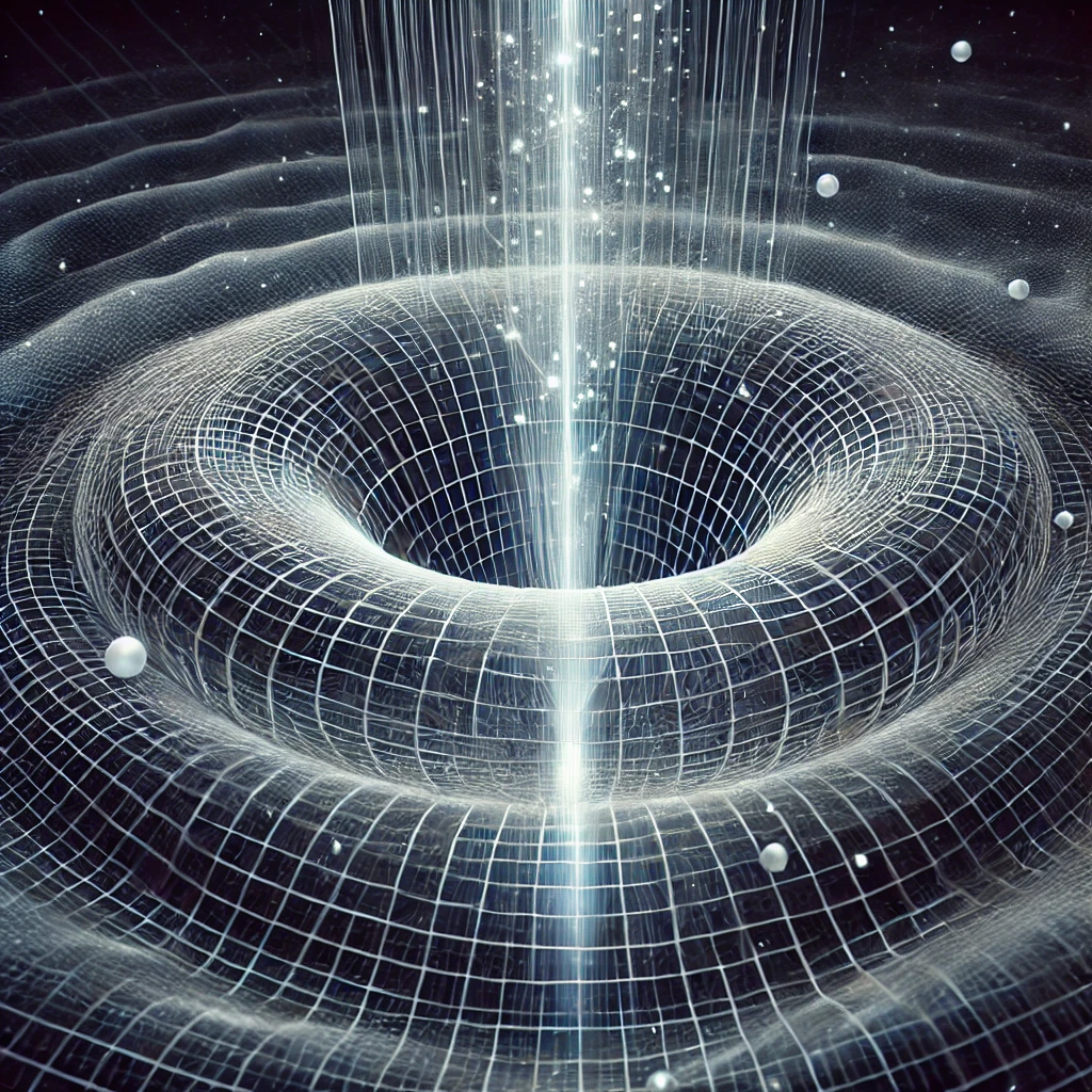 Illustration of Void Contact leveraging neutrino channels for hidden communication